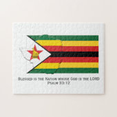 ZIMBABWE | Gezegende natie | ZIMBABWEAN FLAG Legpuzzel (Horizontaal)