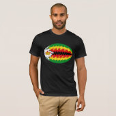 Zimbabwe Gnarly Flag T-Shirt (Voorkant volledig)