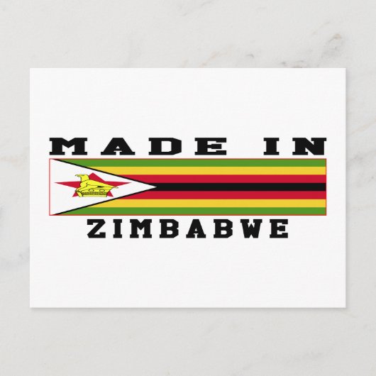 Zimbabwe in Design Briefkaart (Voorkant)
