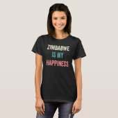 Zimbabwe Is Mijn Geluk T-shirt (Voorkant volledig)