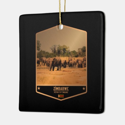 Zimbabwe Keramisch Ornament (Links)