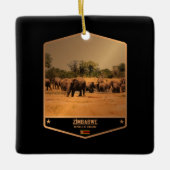 Zimbabwe Keramisch Ornament (Voorkant)