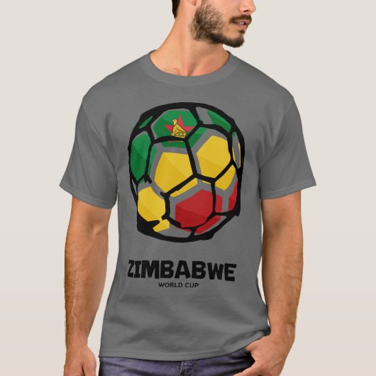 Zimbabwe Landenvlag T-shirt (Voorkant)