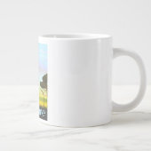 Zimbabwe landschapsreisposter grote koffiekop (Rechts)