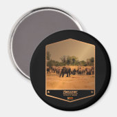 Zimbabwe Magneet (Voorkant / Achterkant)