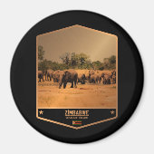 Zimbabwe Magneet (Voorkant)