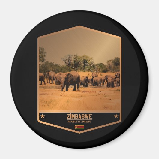 Zimbabwe Magneet (Voorkant)