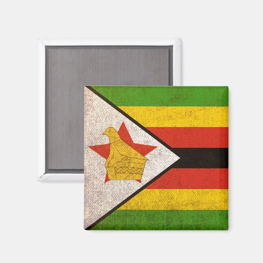Zimbabwe Magneet (Voorkant / Achterkant)