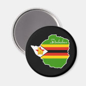 Zimbabwe Magnet (Voorkant / Achterkant)