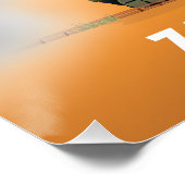 Zimbabwe Map geïllustreerd reisposter Perfect Poster (Hoek)