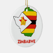 ZIMBABWE MAP KERAMISCH ORNAMENT (Rechts)