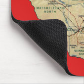 Zimbabwe Map Mousepad Muismat (Hoek)
