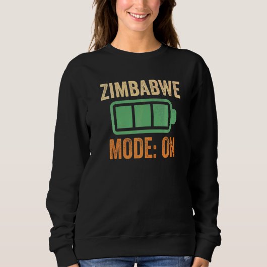 Zimbabwe Modus Op Batterij Trui (Voorkant)
