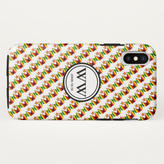 ZIMBABWE Monogram Christelijk Case-Mate iPhone Case (Achterkant (horizontaal))
