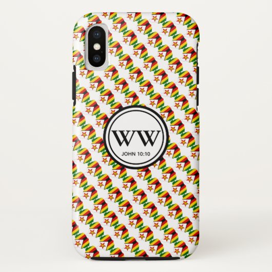 ZIMBABWE Monogram Christelijk Case-Mate iPhone Case (Achterkant)