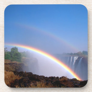 Zimbabwe, Nationaal park Victoria Falls. Dubbel Drankjes Onderzetter