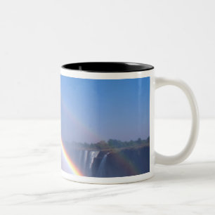 Zimbabwe, Nationaal park Victoria Falls. Dubbel Tweekleurige Koffiemok