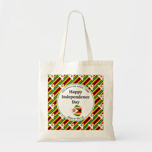 ZIMBABWE ONAFHANKELIJKHEID  TOTE BAG (Voorkant)