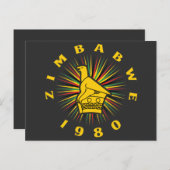 Zimbabwe Onafhankelijkheidsdag Briefkaart (Voorkant / Achterkant)