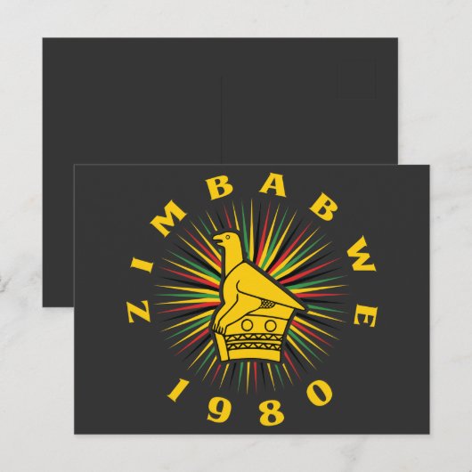 Zimbabwe Onafhankelijkheidsdag Briefkaart (Voorkant / Achterkant)