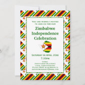 ZIMBABWE ONAFHANKELIJKHEIDSVIERING Zimbabwaanse vl Kaart (Voorkant)