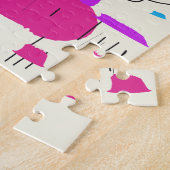 Zimbabwe retro reislogo legpuzzel (Zijkant)