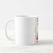 Zimbabwe retro reizen logo koffiemok (Links)