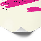 Zimbabwe retro reizen logo perfect poster (Hoek)