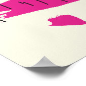 Zimbabwe retro reizen logo poster (Hoek)