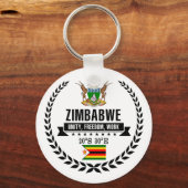 Zimbabwe Sleutelhanger (Voorkant)