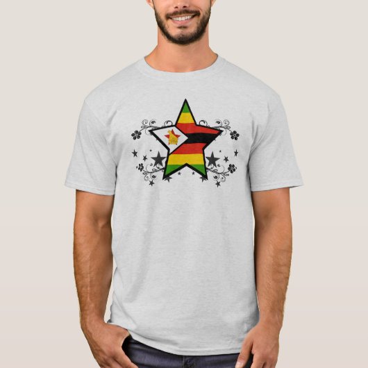 Zimbabwe Star T-shirt (Voorkant)