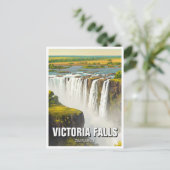 Zimbabwe Victoria Falls Reizen Briefkaart (Staand voorkant)