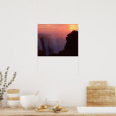 Zimbabwe, Victoria Herfst National Park. Misty Poster (Keuken)
