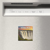Zimbabwe Victoria Herfsten Reizen Magneet (Insitu (Vaatwasser))