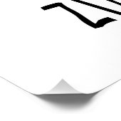 Zimbabwe Vlag Groen gepersonaliseerd Perfect Poster (Hoek)