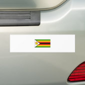 Zimbabwe VLAG Internationaal Bumpersticker (Op auto)