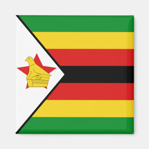 Zimbabwe vlag magneet