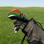 Zimbabwe vlag prachtig patriottisch golfheadcover (Insitu)