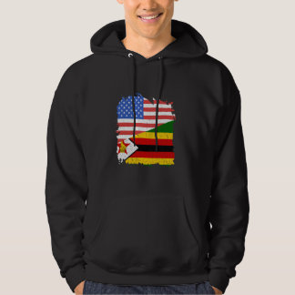 Zimbabwe Zimbabwaanse roots USA America Zimbabwaan Hoodie