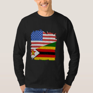 Zimbabwe Zimbabwaanse roots USA America Zimbabwaan T-shirt