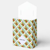 Zimbabwe Zimbabwaanse vlag betegeld gepersonalisee Bedankdoosjes (Geopend)