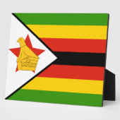 Zimbabwe - Zimbabwaanse vlag Fotoplaat (Zijkant)
