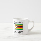 Zimbabwe Zimbabwaanse vlag gepersonaliseerd Espresso Kop (Rechts)