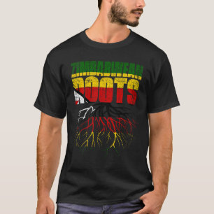 Zimbabweaanse roet Zimbabwe Heritage Flag T-shirt