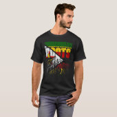 Zimbabweaanse rots Zimbabwe Pride Flag T-shirt (Voorkant volledig)