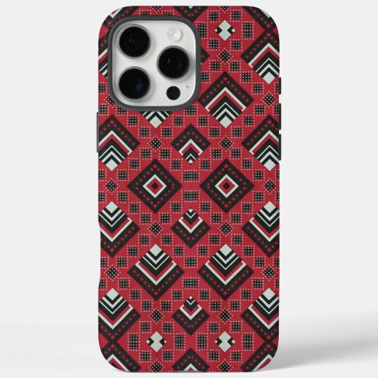 Zimbabwean Retso African Retro Mudcloth Print Case-Mate iPhone Case (Achterkant)