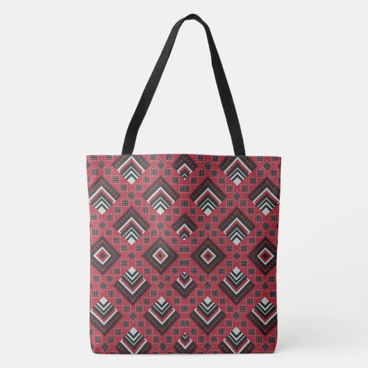 Zimbabwean Traditional Jira reRetso African Print  Tote Bag (Voorkant)