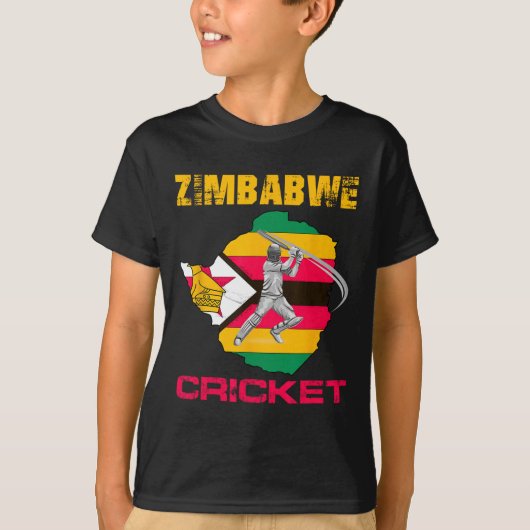 Zimbwe Cricket Zimbweaanse Mannen  T-shirt (Voorkant)