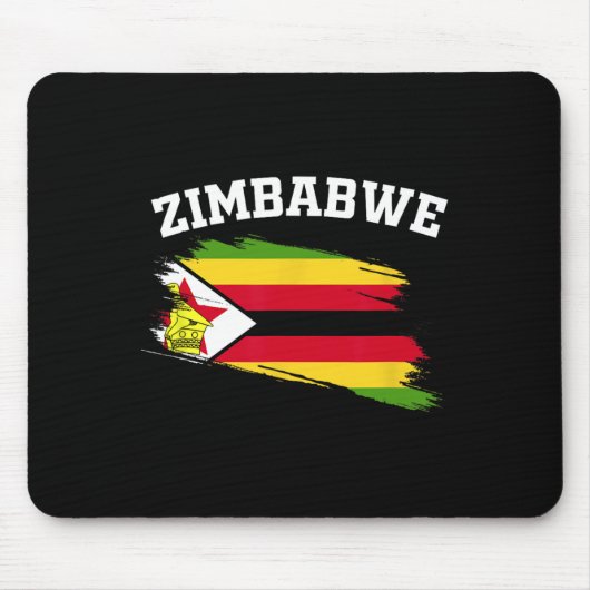 Zimbwe Souvenirs Harare Vacation Africa Zimbwean C Muismat (Voorkant)
