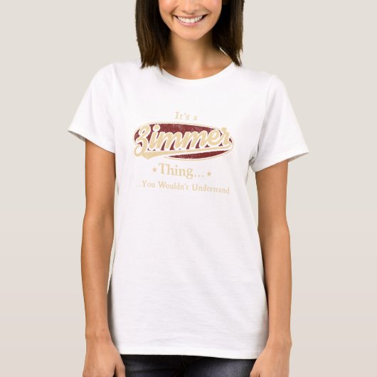 ZIMMER shirt, ZIMMER t shirt voor mannen (Voorkant)